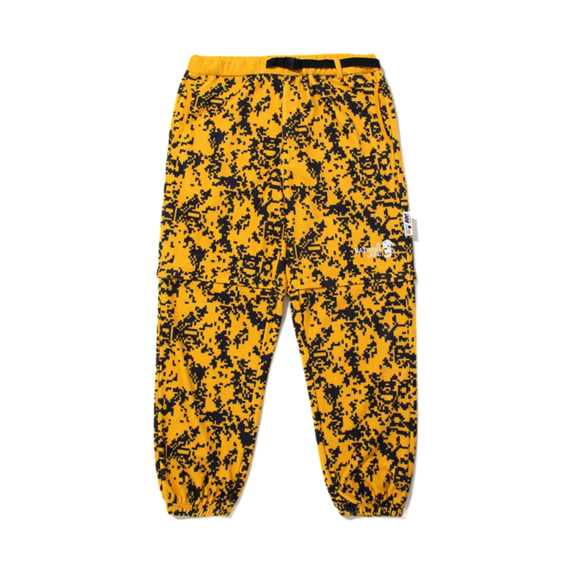 - BAPE x Kazuki Kuraishi Digital Camo Mod Detachable Pants Yellow