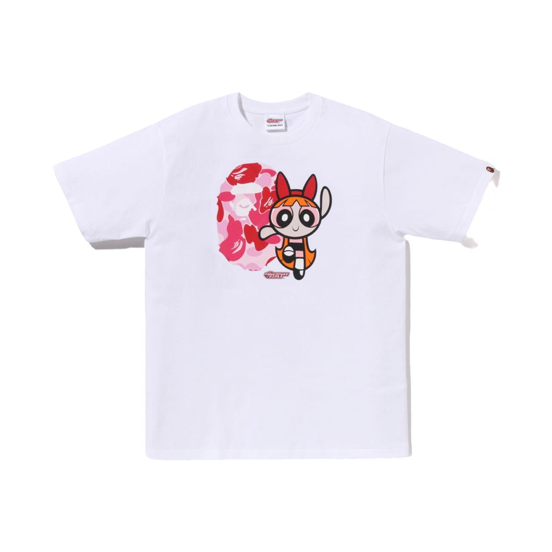 베이프 x 파워퍼프걸 블라썸 티셔츠 화이트(BAPE x The Powerpuff Girls Blossom T-Shirt White)