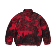 Supreme New York Fleece Jacket Red - 25FW