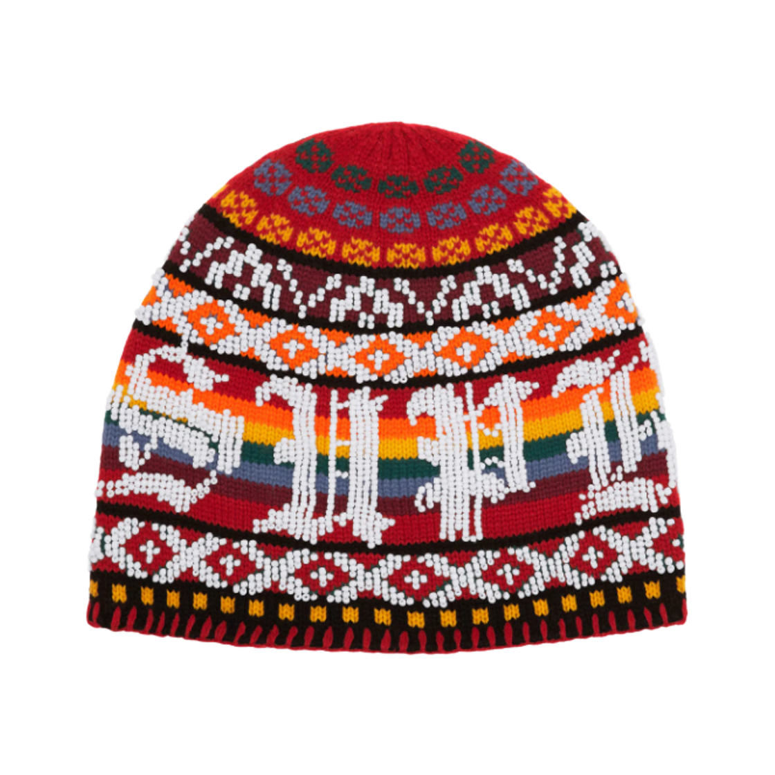 슈프림 비디드 비니 레드 - 25FW