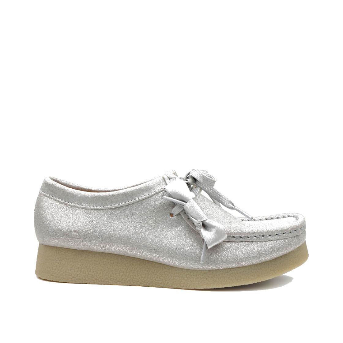 클락스 여성 왈라비 EVO 캐주얼화 실버