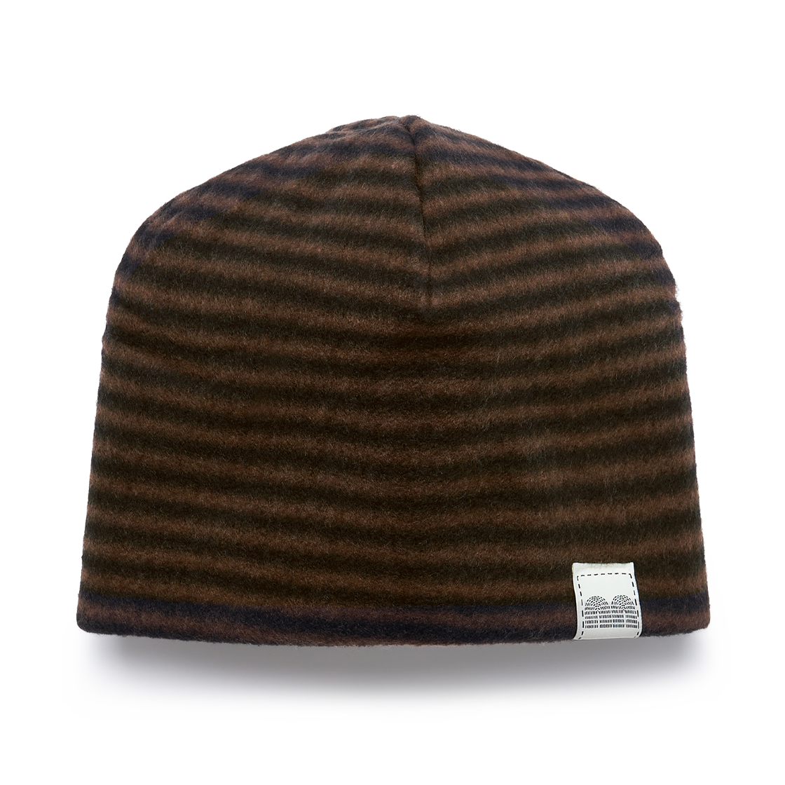 nnbn01br Not New nn Label Pattern Beanie Brown