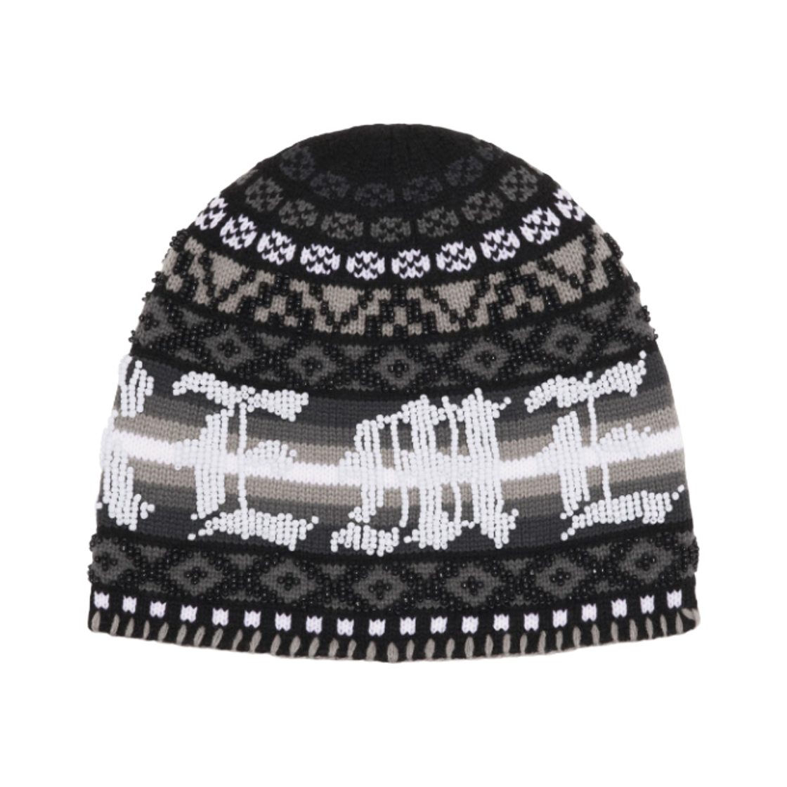 슈프림 비디드 비니 블랙 - 25FW(Supreme Beaded Beanie Black - 25FW) - 2