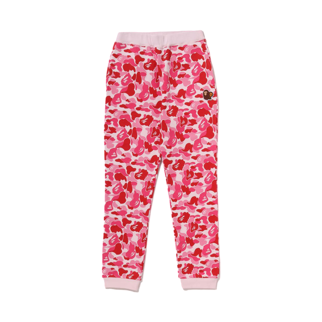 - (Kids) BAPE ABC Camo Ape & Milo One Point Sweat Pants Pink
