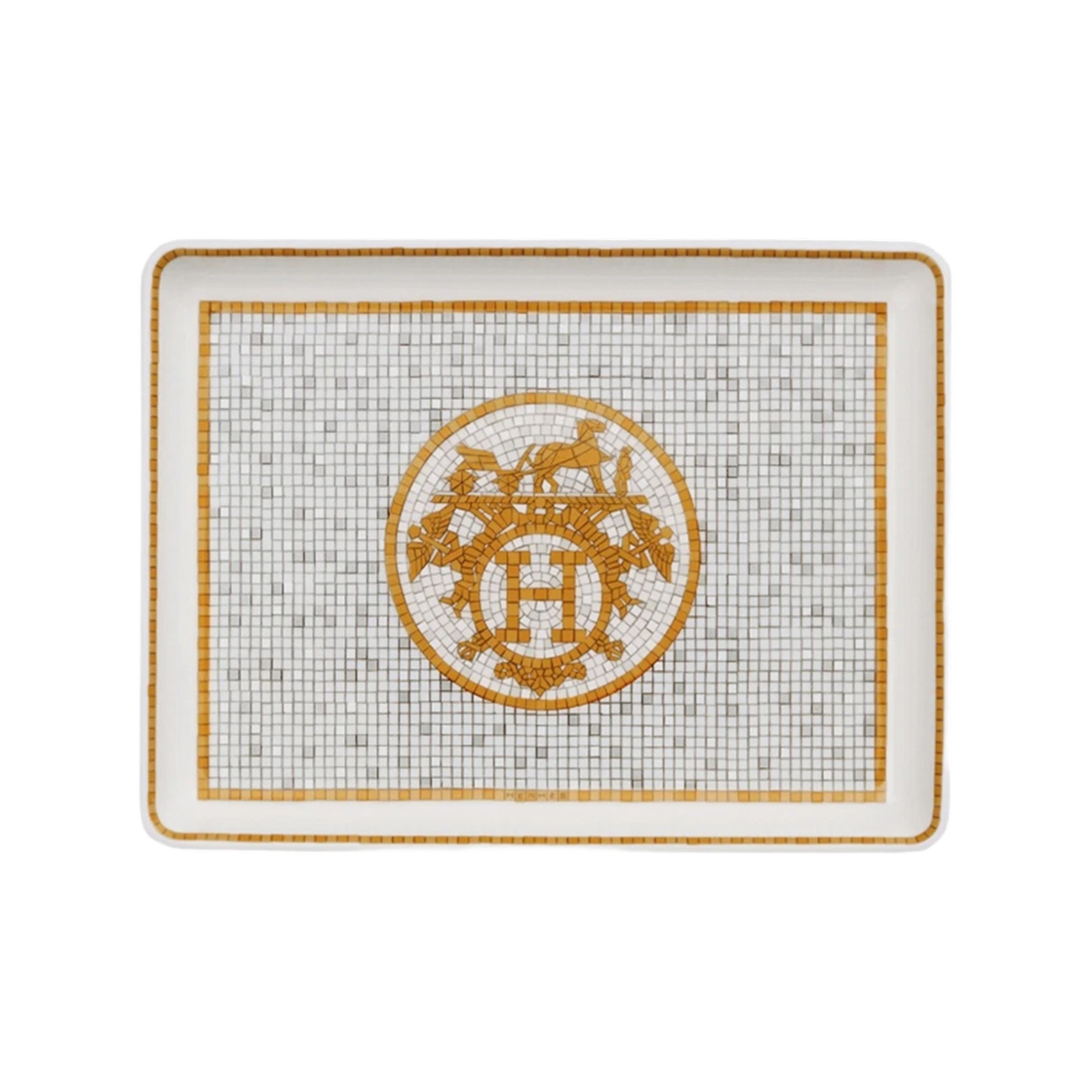 에르메스 모자이크 오 24 스몰 트레이 골드
