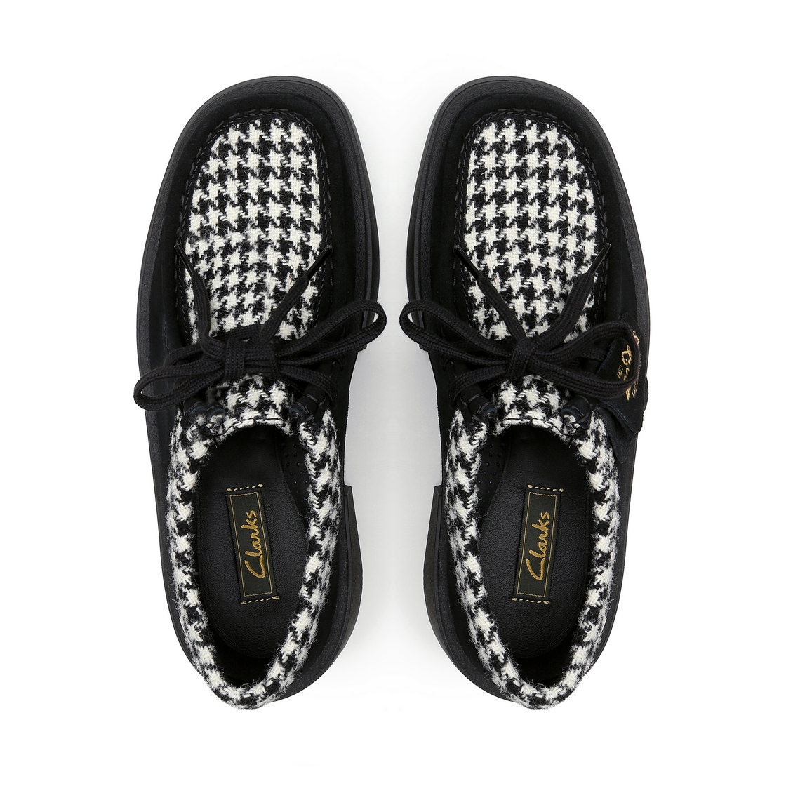 클락스 여성 토르뷰 트위드 캐주얼화 블랙(Clarks Women’s Thorview Tweed Wallabee-Style Casual Shoes Black) - 4