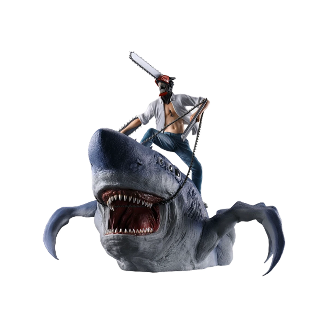 반다이 제일복권 무비 체인소 맨 레제 편 라스트원상 체인소 맨 & 빔 피규어 메가임팩트