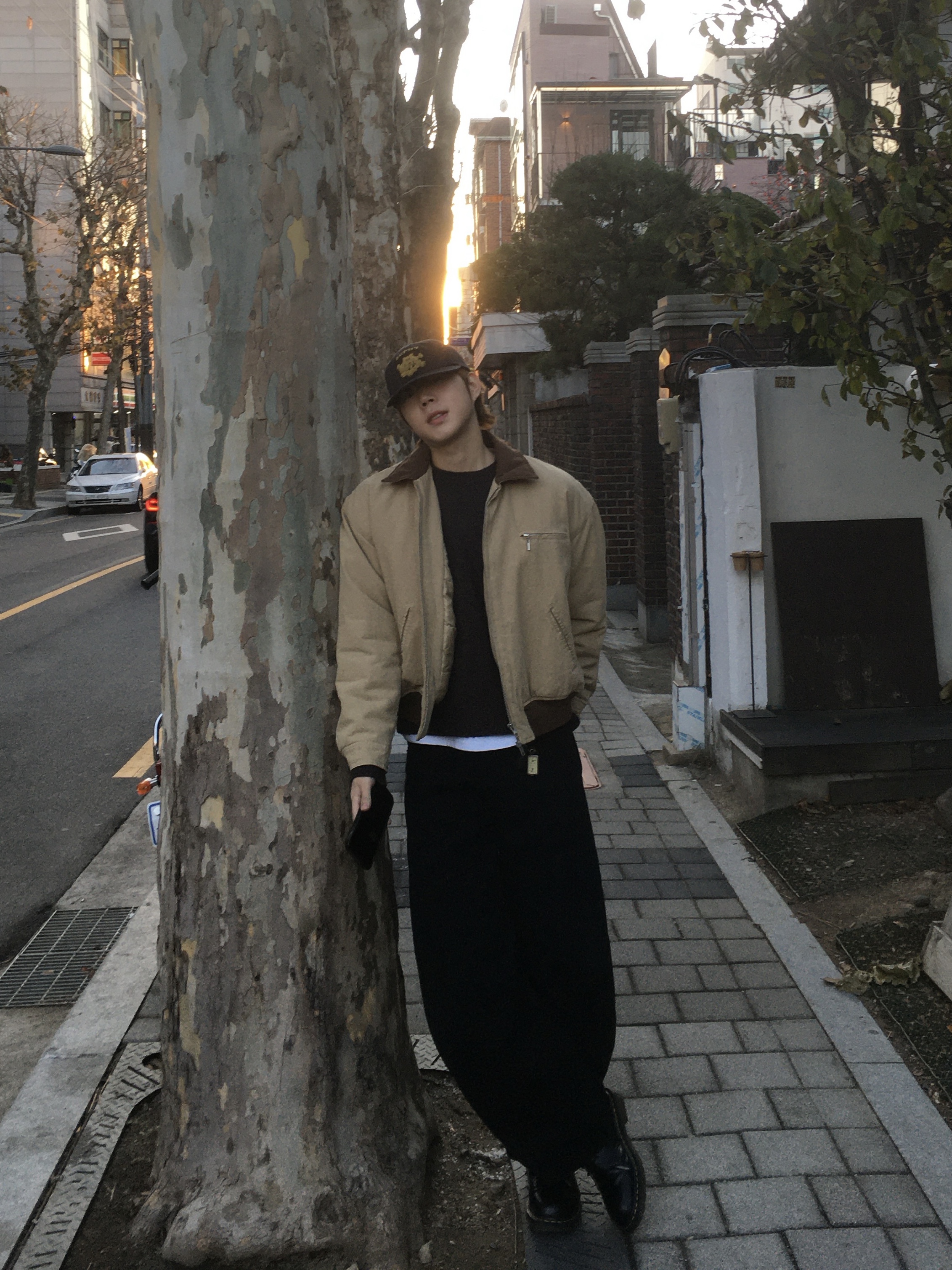 Supreme Bullion Dragon 6-Panel Black - 25SS, Dr. Martens 1461 Smooth Black 착용 스타일 - 1