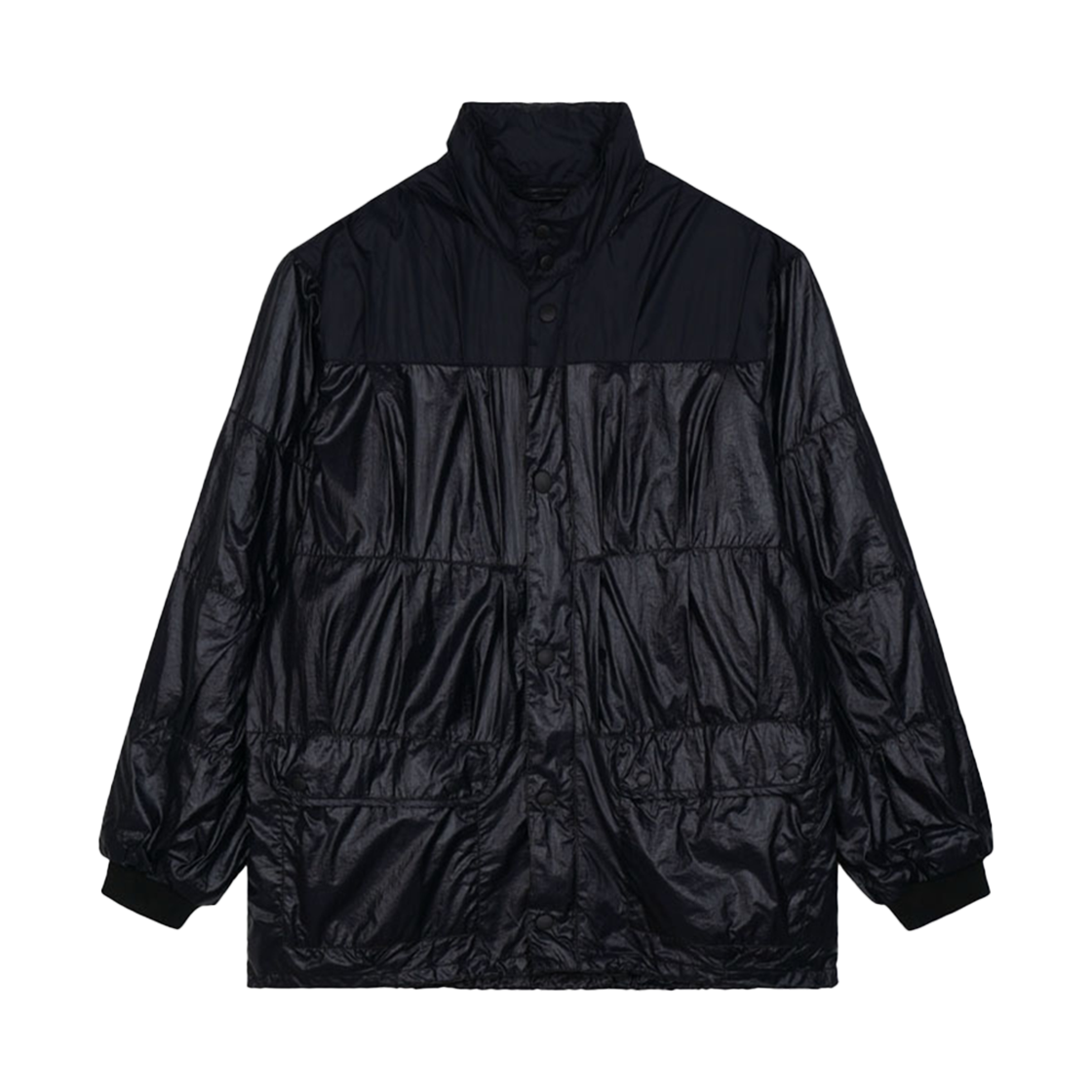 M2241EBR [20% 쿠폰] Our Legacy Exhaust Puffa Black Rubberized Nylon