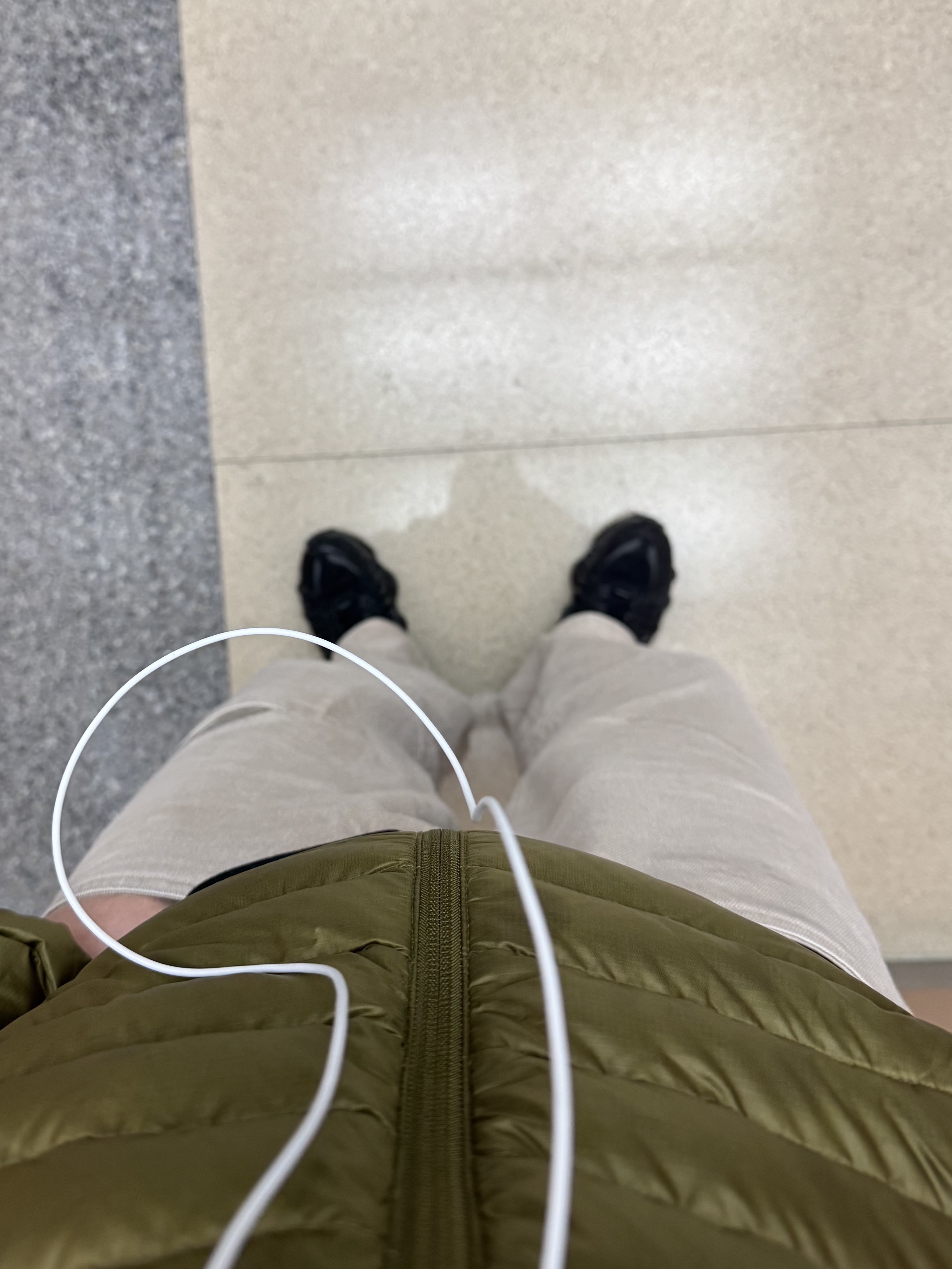 Sansan Gear Covering Pants Light Khaki - 24SS, Nike Shox TL Black Metallic Hematite 착용 스타일 - 2
