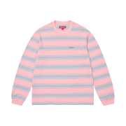 Supreme Stripe Pocket L/S Top Pink - 25FW