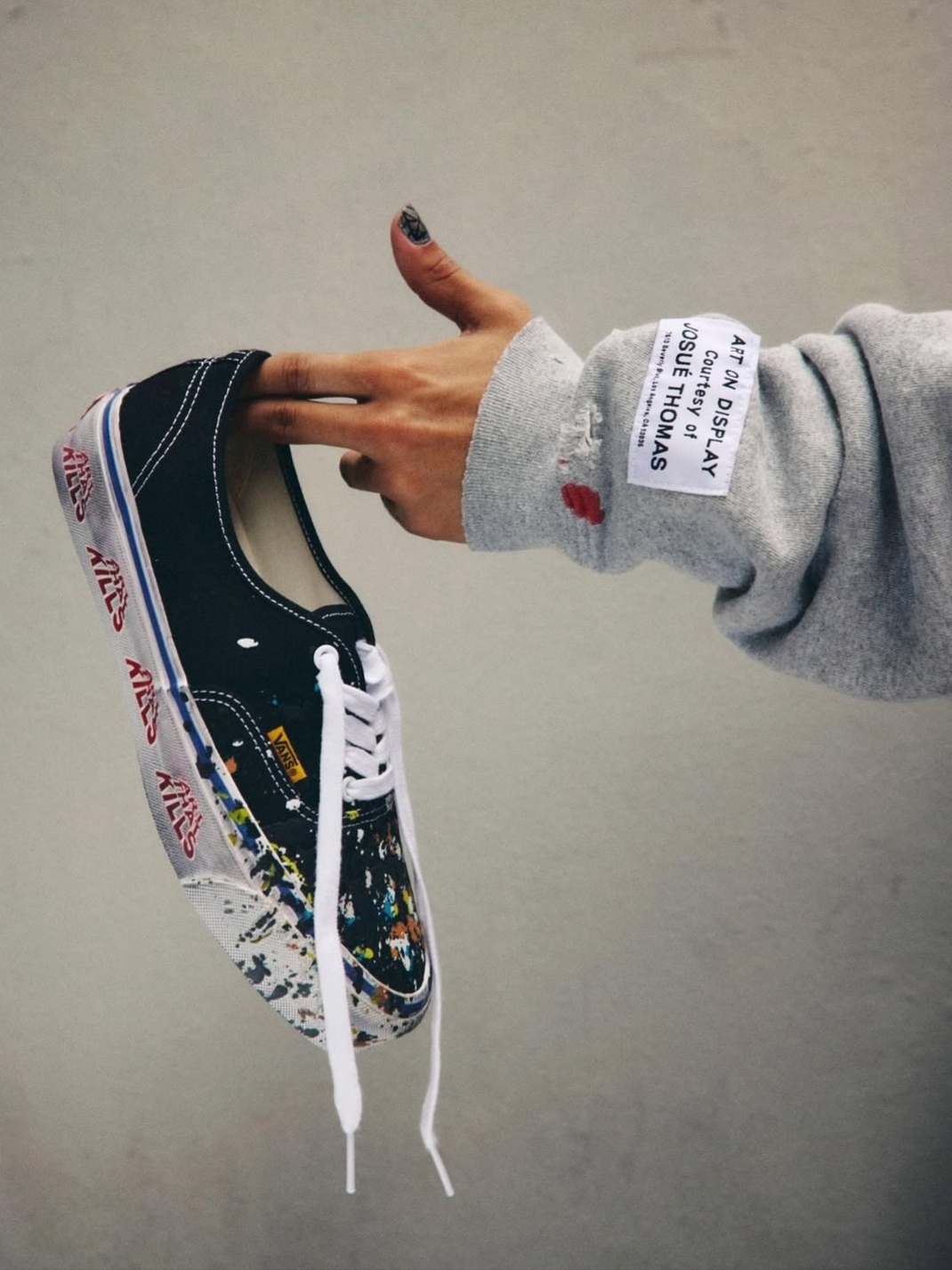 Vans x Gallery Dept. OTW Authentic 44 Black 착용 스타일