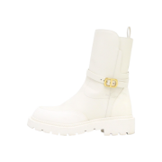 Dior KDI866CRU03W375 Anprint Gold CD Logo Buckle Women's Ankle Boots