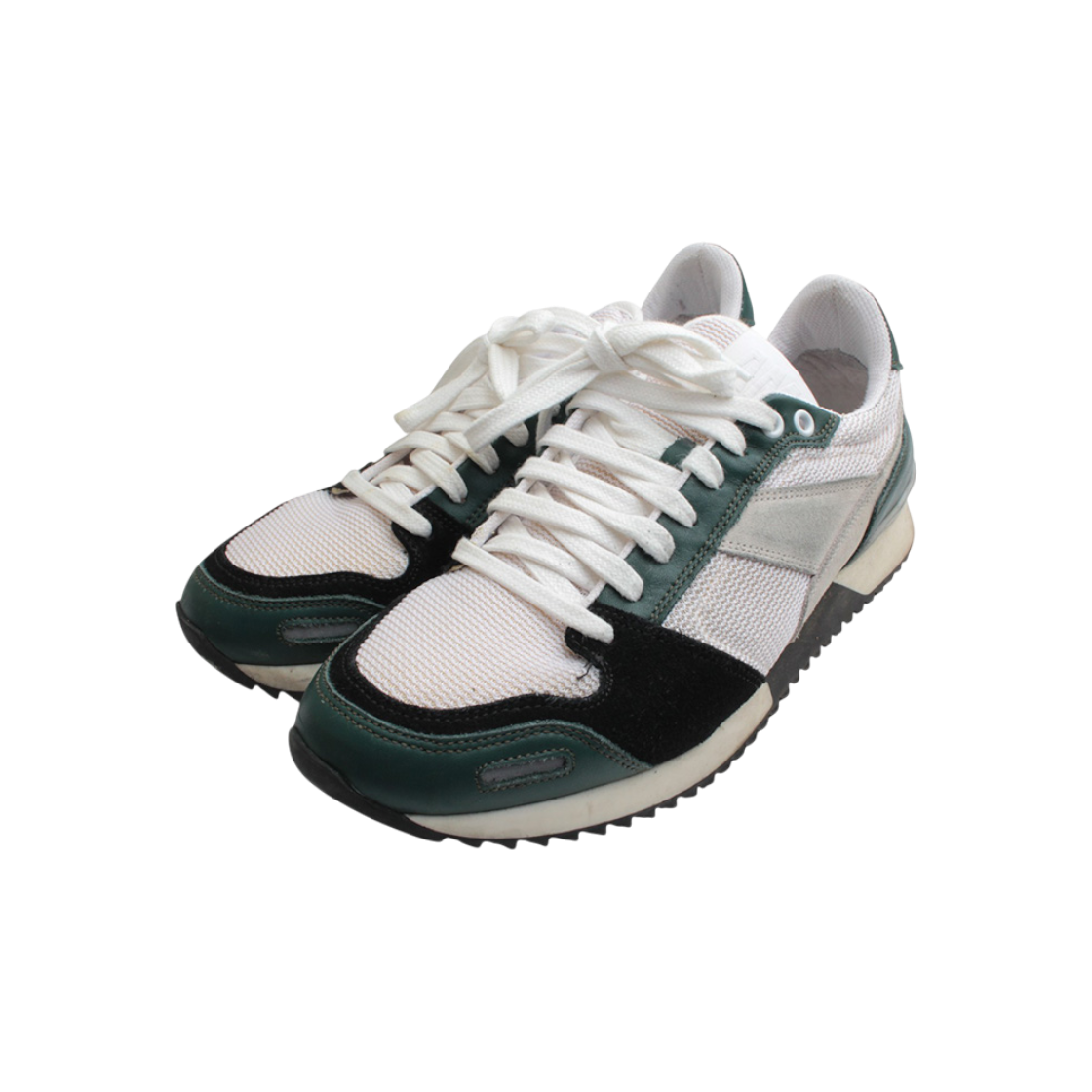 아미 아이보리 그린 남성 스니커즈 42(AMI Ivory Green Men's Sneakers 42)