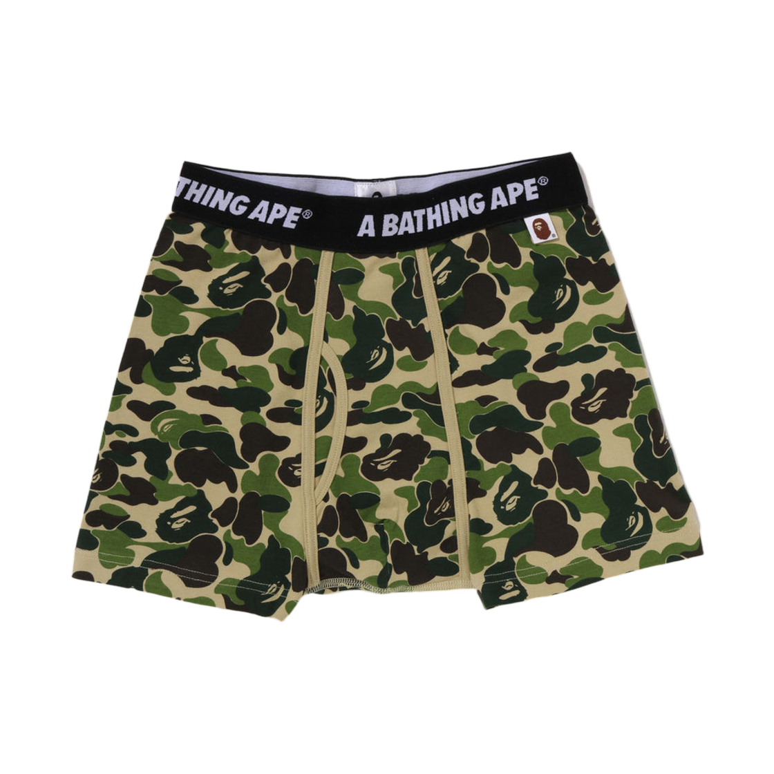 - BAPE ABC Camo Trunks Underwear Green