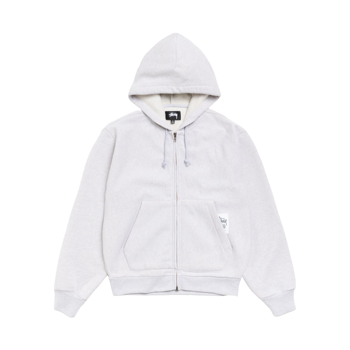 스투시 패치 니트 후드 집업 애쉬 헤더(Stussy Patch Zip Knit Hoodie Ash Heather) - 1