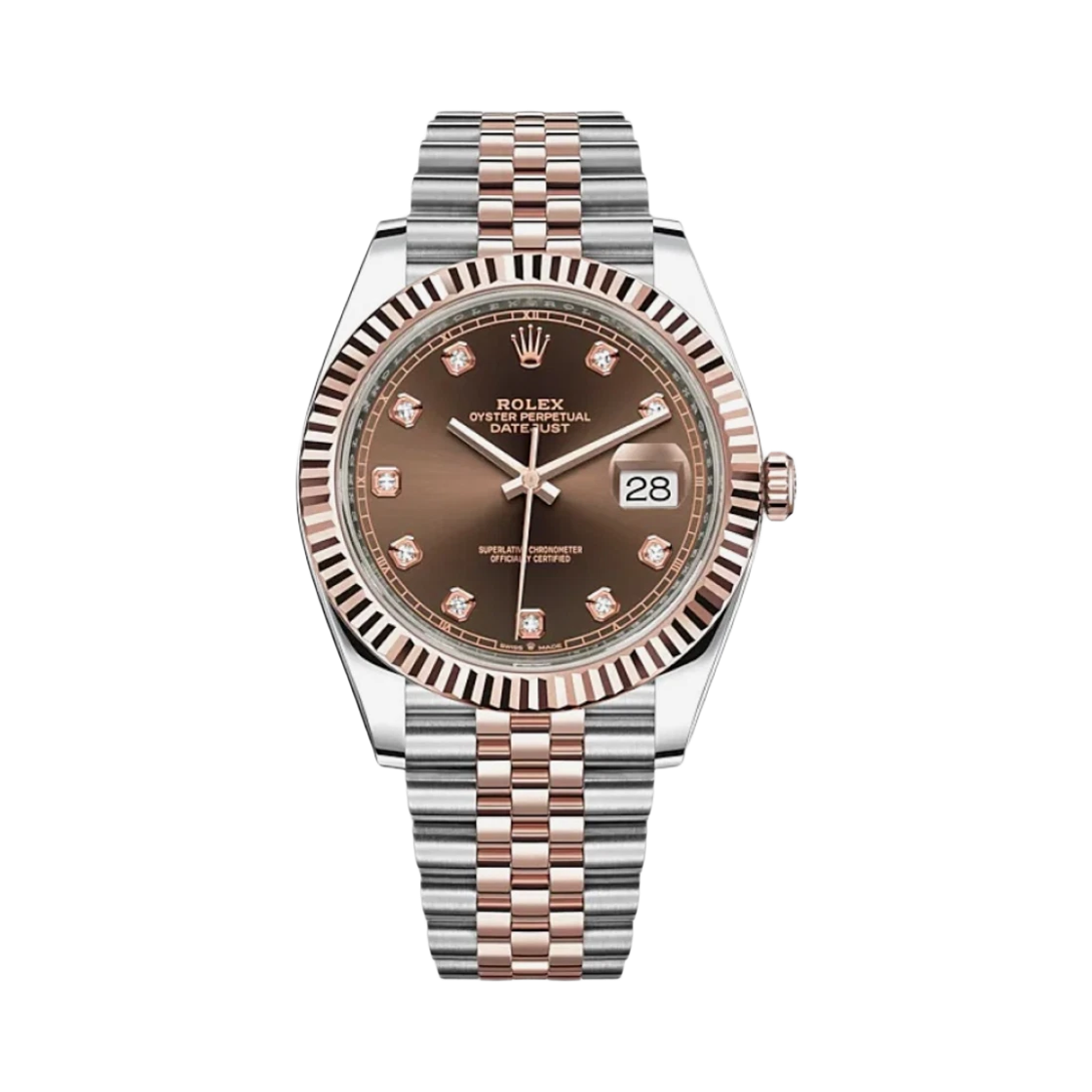롤렉스 데이트저스트 41mm 126331 초콜릿 다이아 셋팅 쥬빌리(Rolex Datejust 41mm 126331 Chocolate Diamond-Set Jubilee)