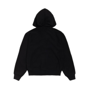 Stussy Patch Zip Knit Hoodie Black