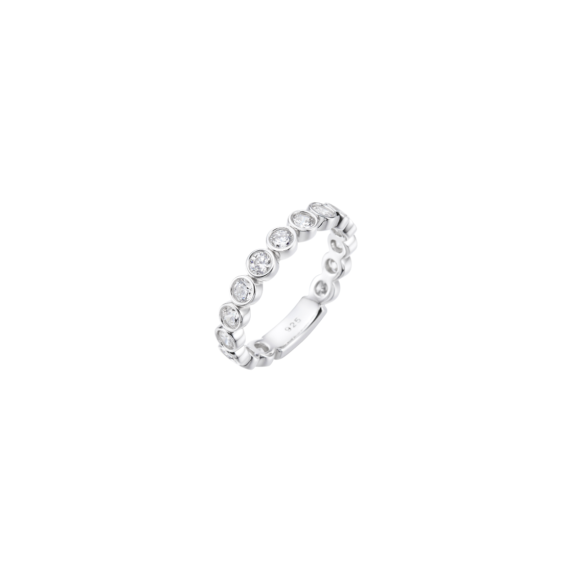 넘버링 #3602 미디엄 베젤 세트 링 실버(NUMBERING #3602 Medium Bezel Set Ring Silver)
