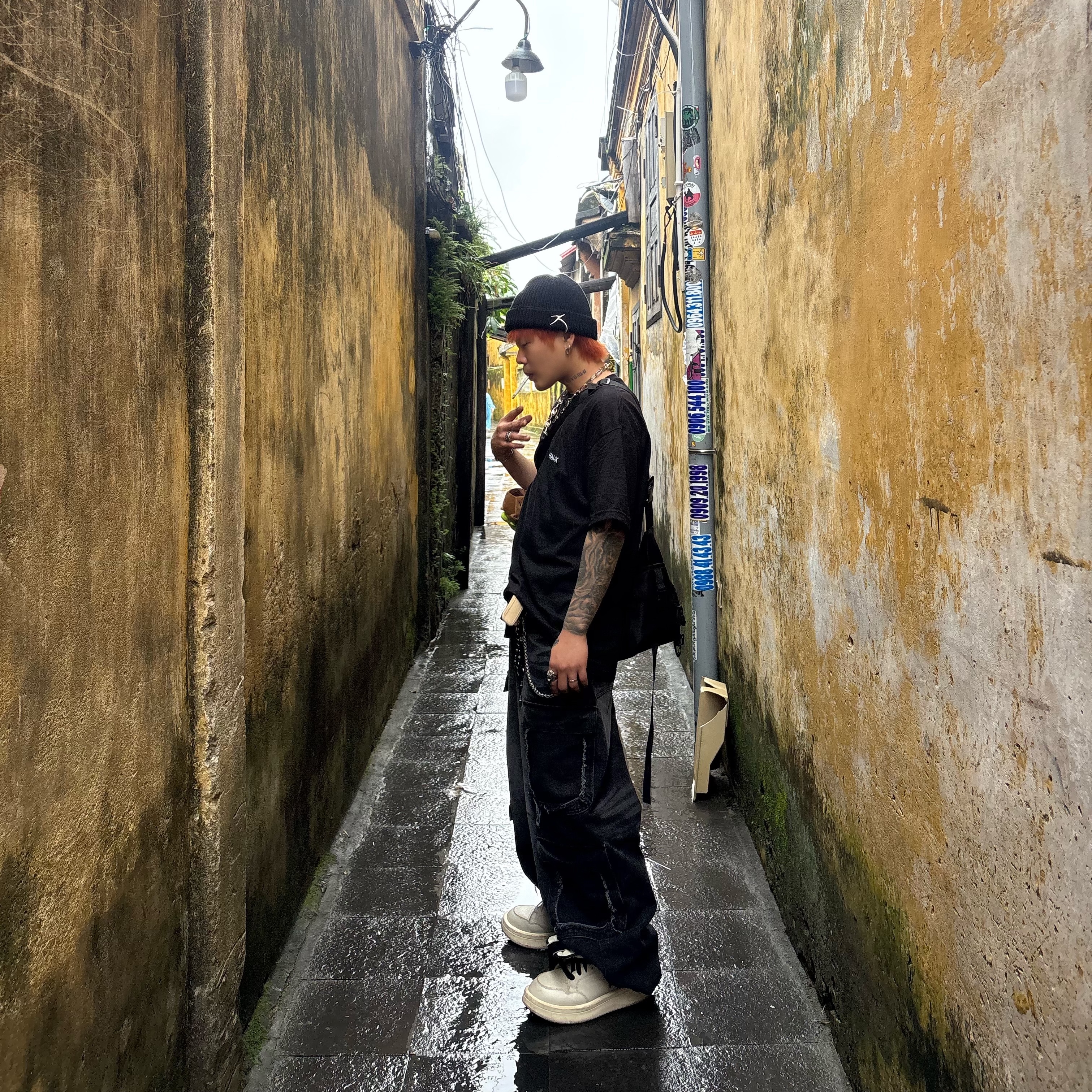 Converse x Drkshdw Turbowpn Pelican 착용 스타일 - 2