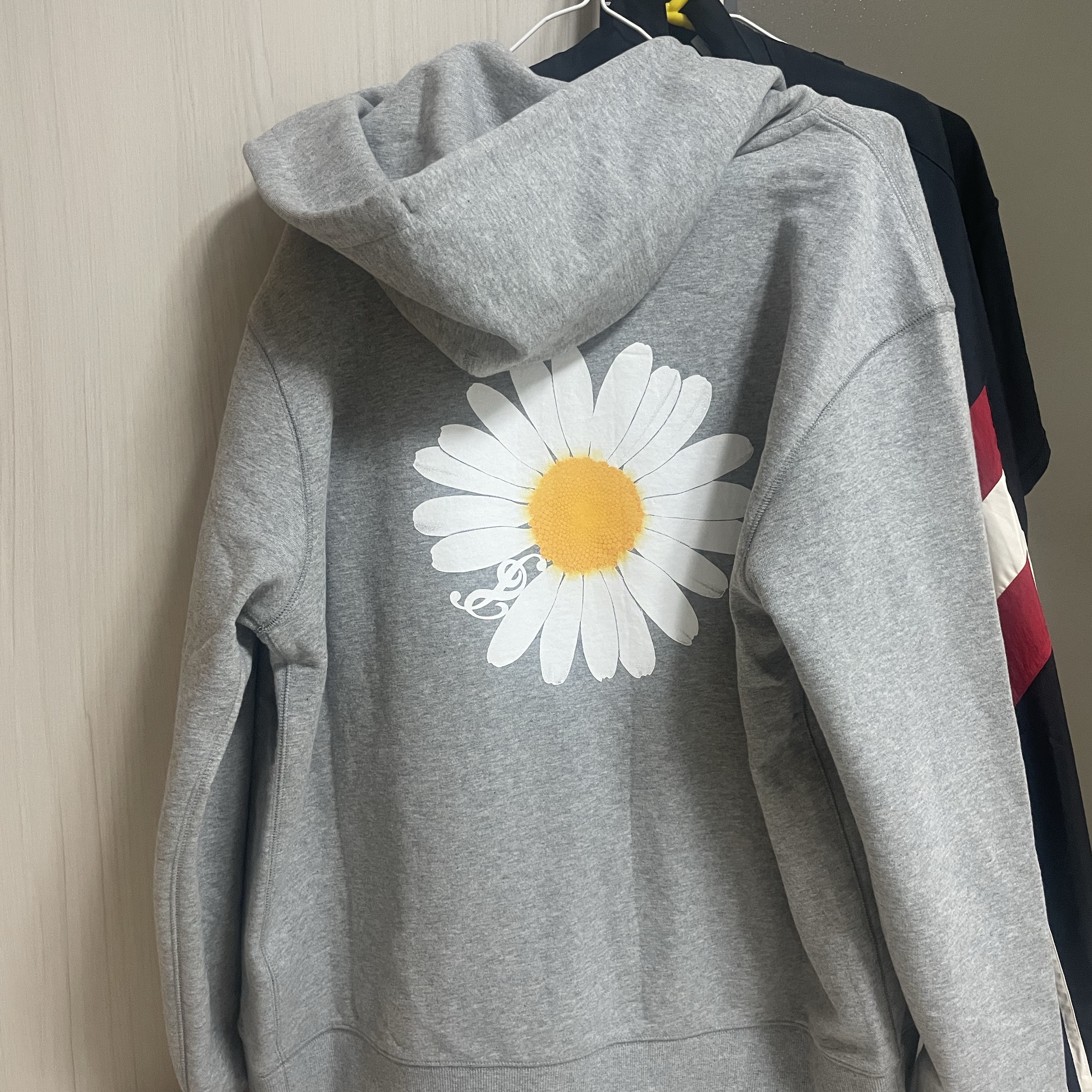 Peaceminusone x 2025 MAMA Awards Peacemamaone Zip Up Hoodie Grey 착용 스타일