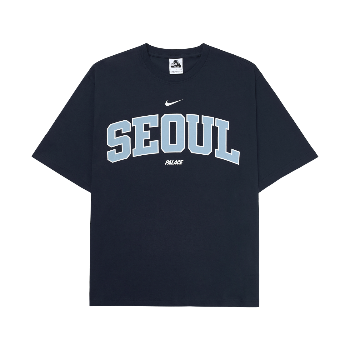 팔라스 x 나이키 샵 티셔츠 압구정 네이비 - 25FW(Palace x Nike Shop T-Shirt Apgujeong Navy - 25FW)