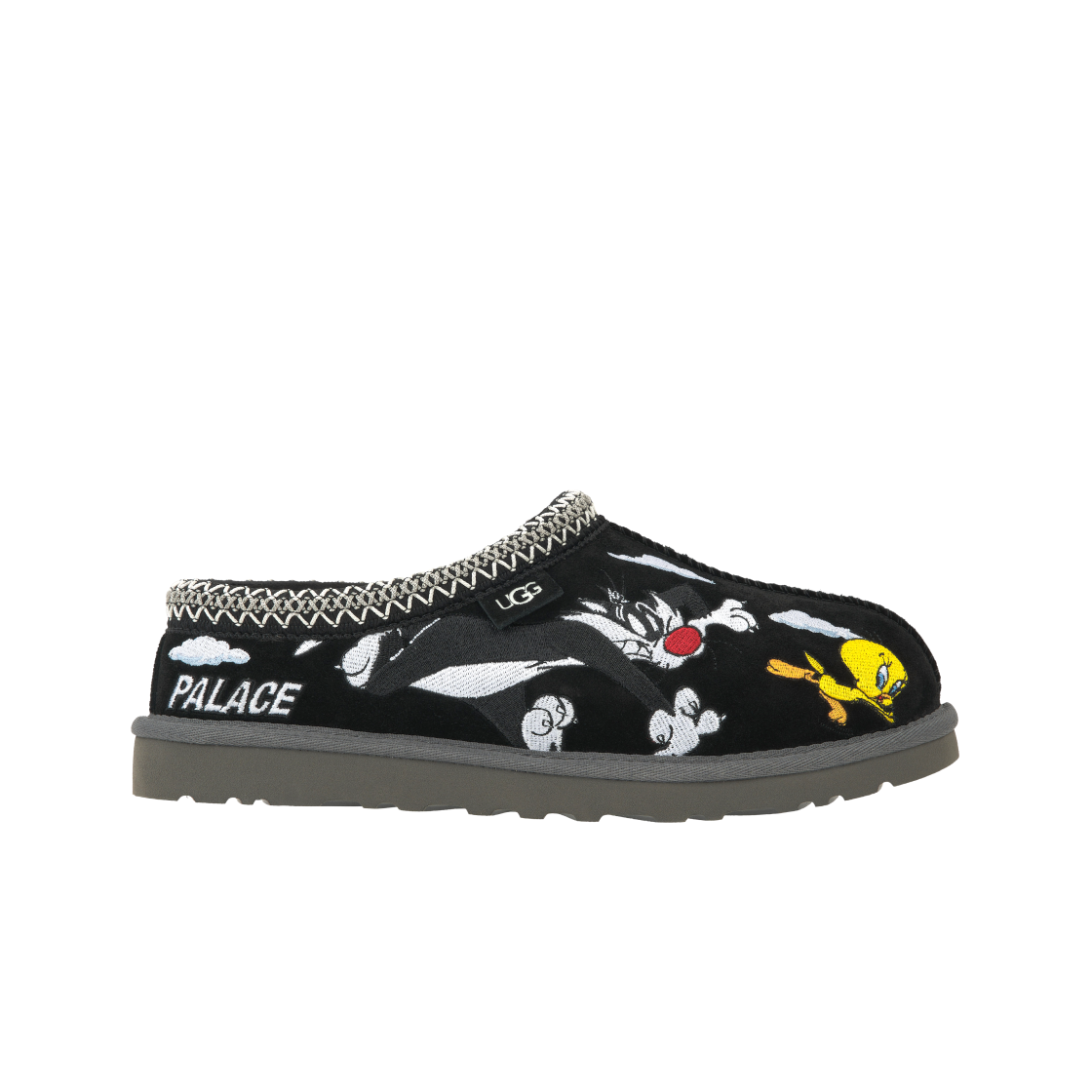 어그 x 팔라스 x 루니 툰 타스만 슬리퍼 블랙(UGG x Palace x Looney Tunes Tasman Slipper Black)