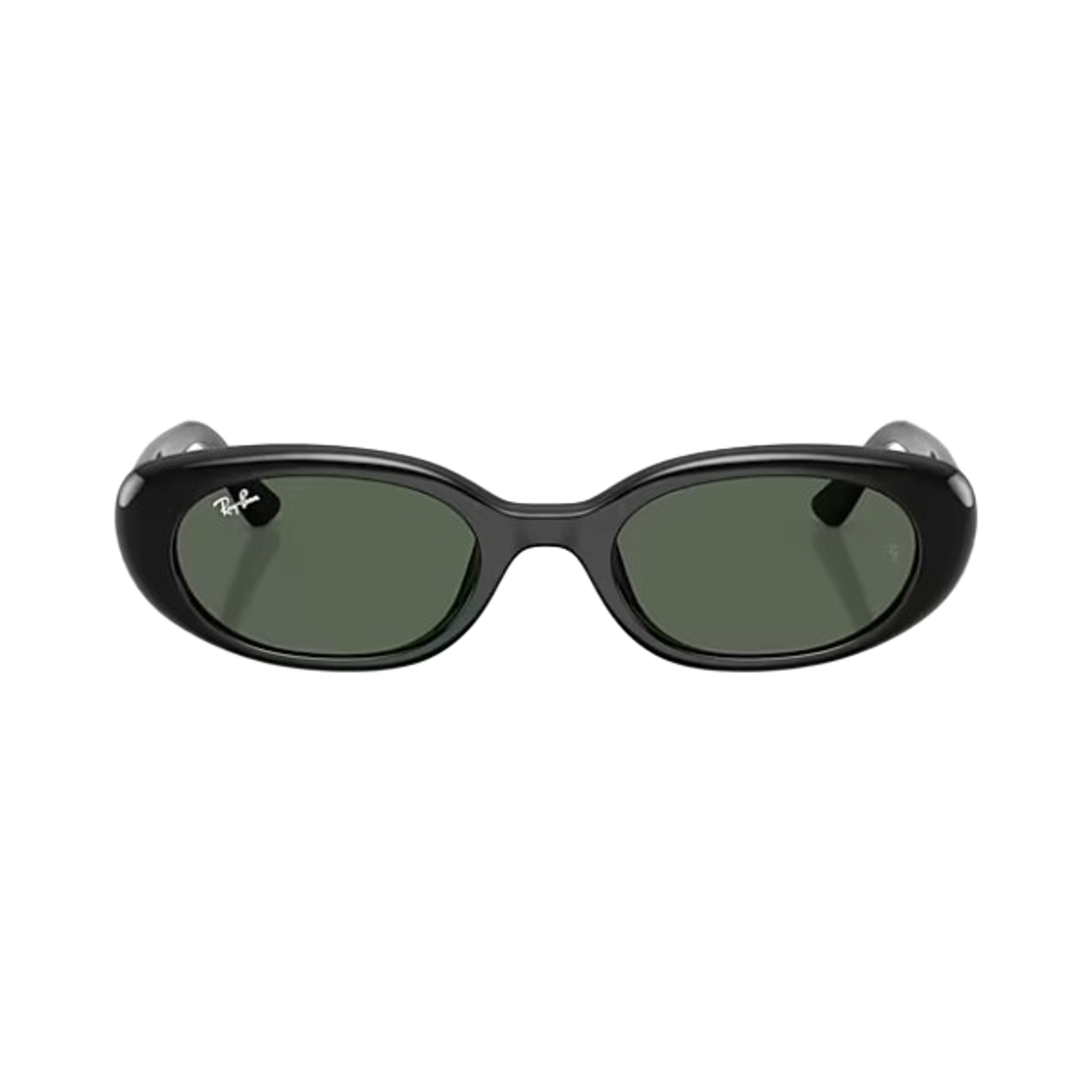 RB4441D-667771 Ray-Ban RB4441D Bio-Based Polished Black Frame Dark Green Lenses Low Bridge Fit