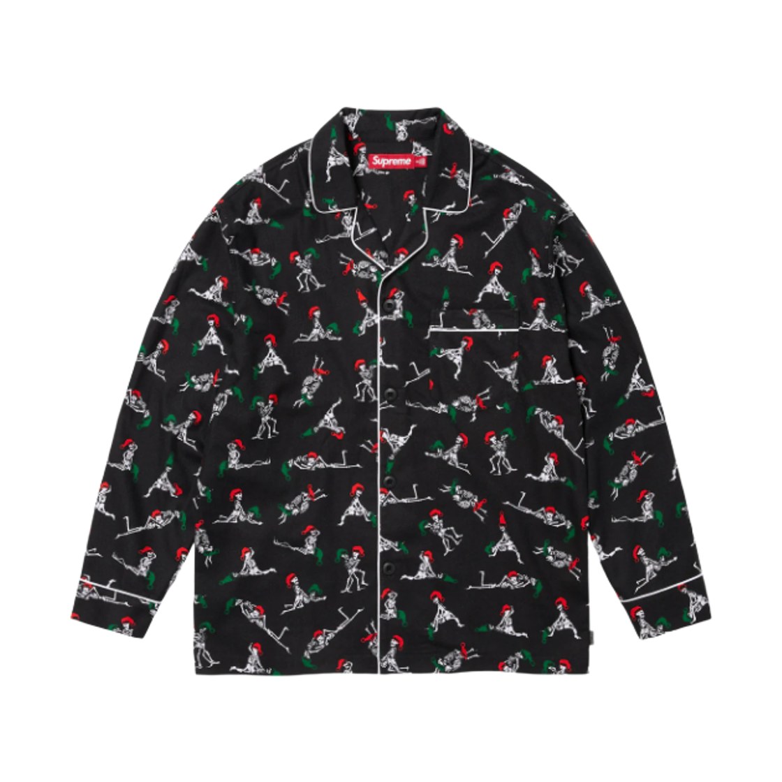- Supreme Holiday Pajama Set Black - 25FW