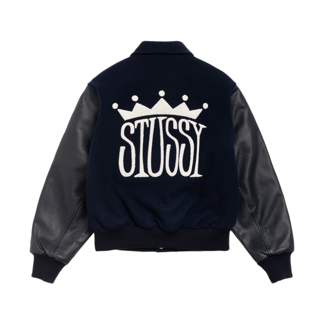 스투시 킹 바시티 자켓 네이비(Stussy King Varsity Jacket Navy)