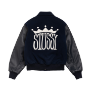 Stussy King Varsity Jacket Navy