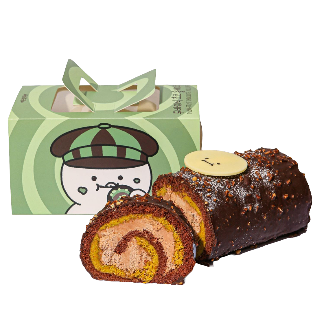 [KREAM 단독] 이웃집통통이 두바이식 초코 롤케이크 610g([KREAM 단독] tongtonge Dubai Style Chocolate Roll Cake)