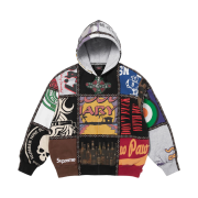 Supreme x Number (N)ine Patchwork Zip Up Hooded Sweatshirt Multicolor - 25FW
