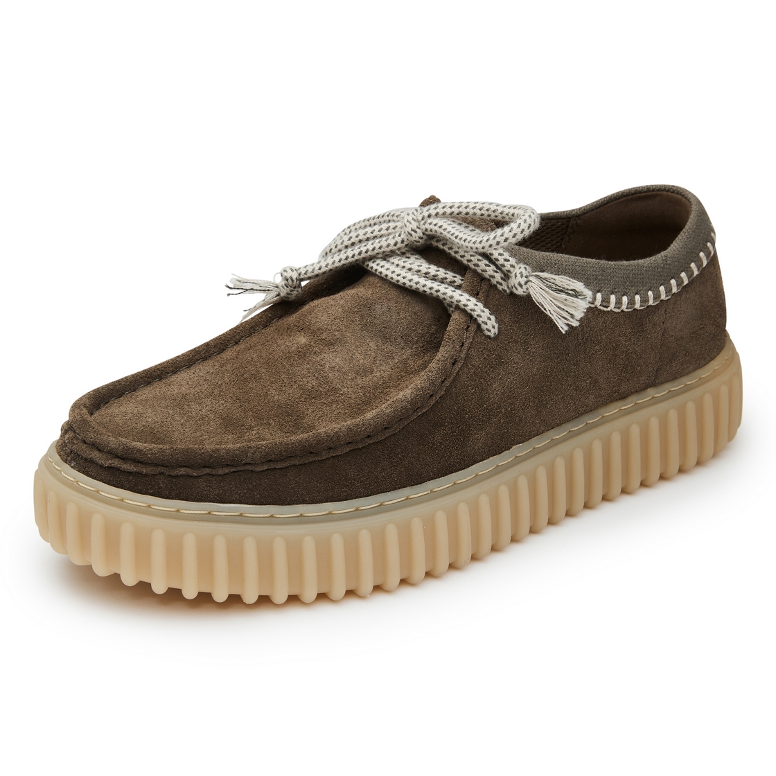 클락스 남성 토르힐 로 캐주얼화 카키(Clarks Men’s Torhill Lo Casual Shoes Khaki) - 3