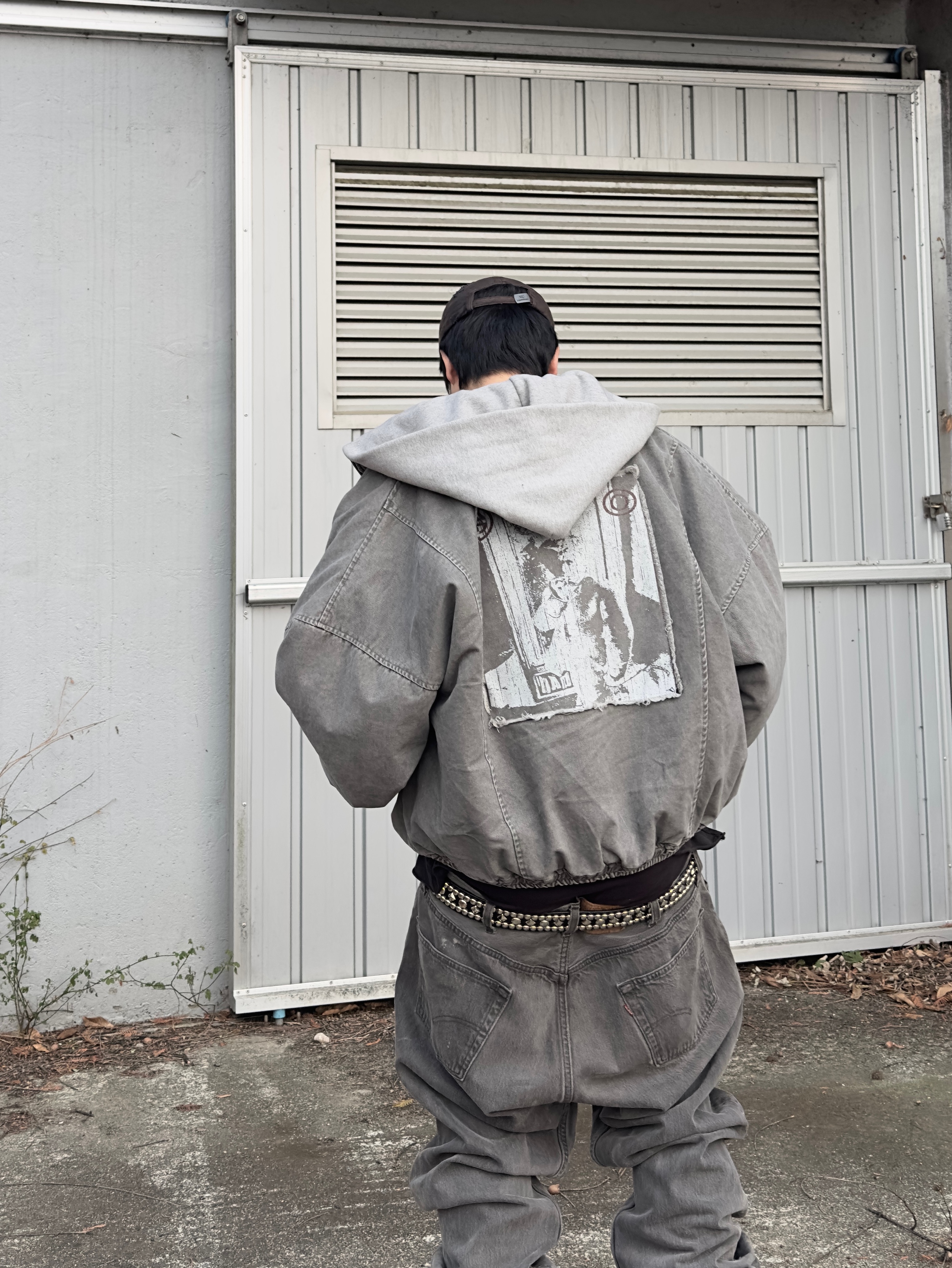 [예약 배송] qualisartifexpereo Hooligan Bomber 착용 스타일 - 4