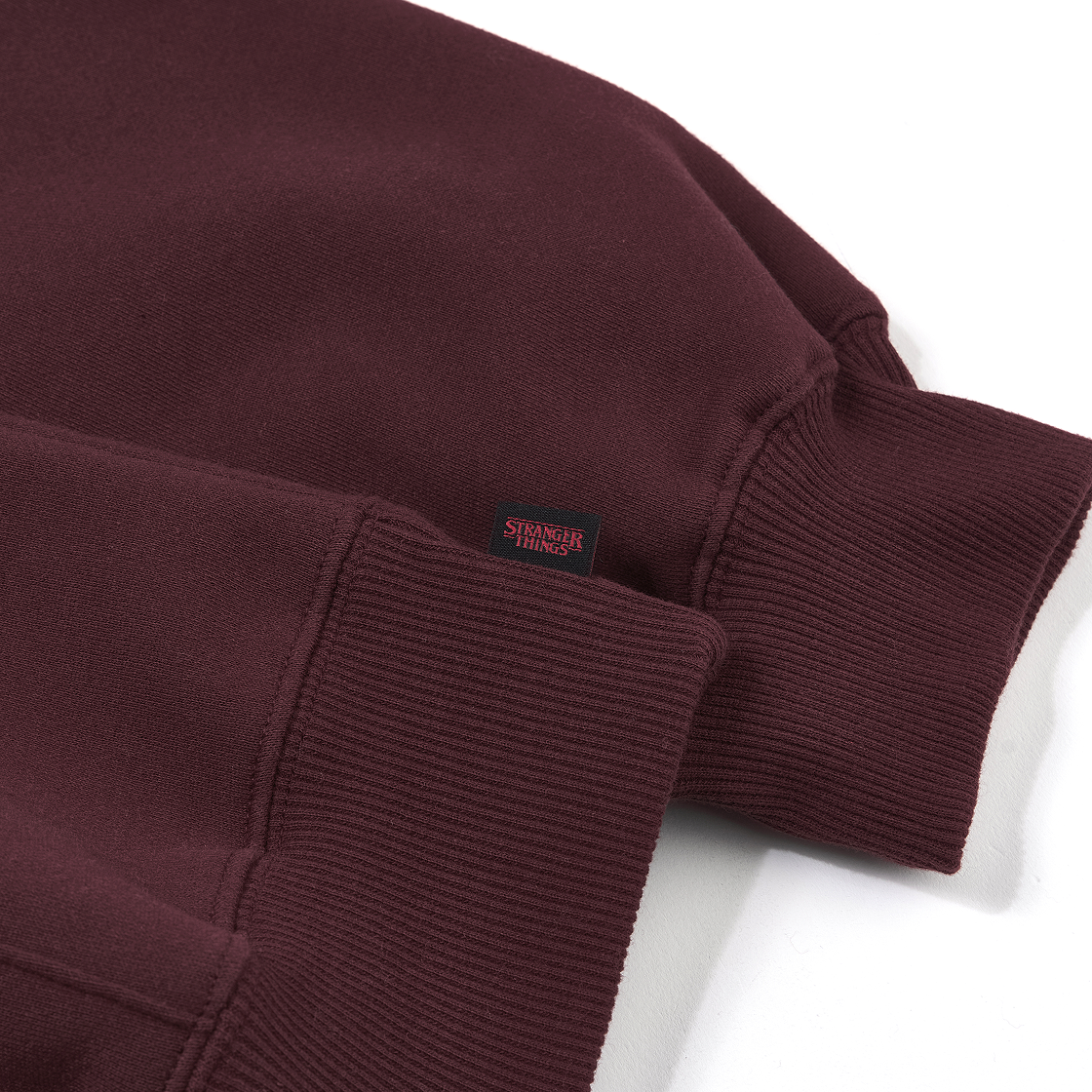 아이앱 스튜디오 x 기묘한 이야기 트리 라이츠 집업 후드 버건디(IAB Studio x Stranger Things Tree Lights Zip-up Hoodie Burgundy) - 4