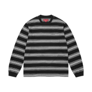Supreme Stripe Pocket L/S Top Black - 25FW