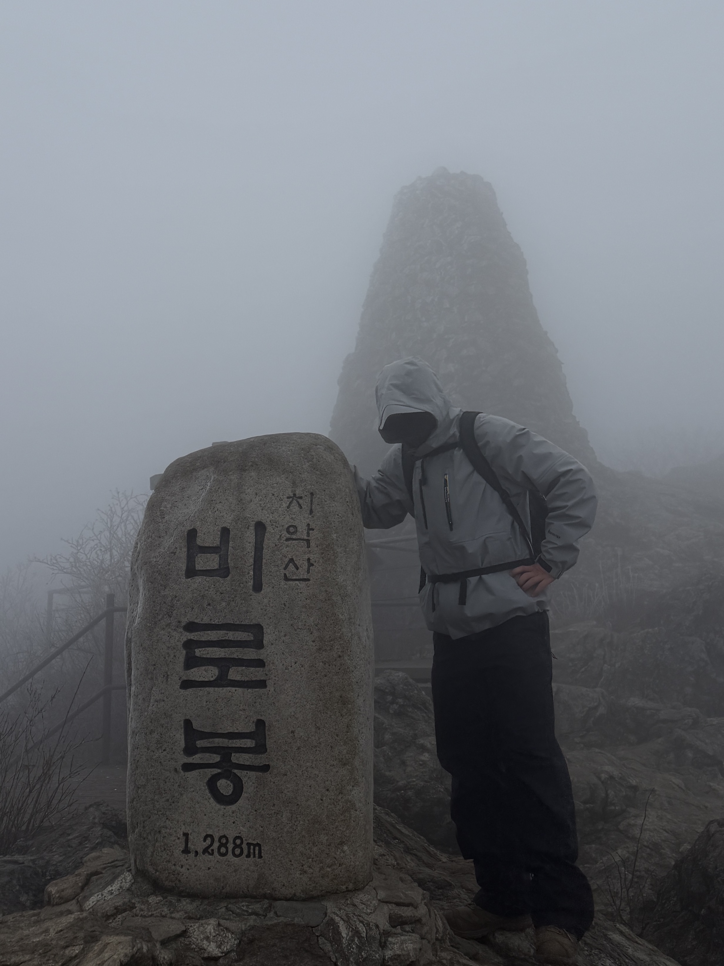 Salomon Race Flag GTX 3L Jacket Light Grey, Arc'teryx Mantis 26 Backpack Black 착용 스타일 - 2