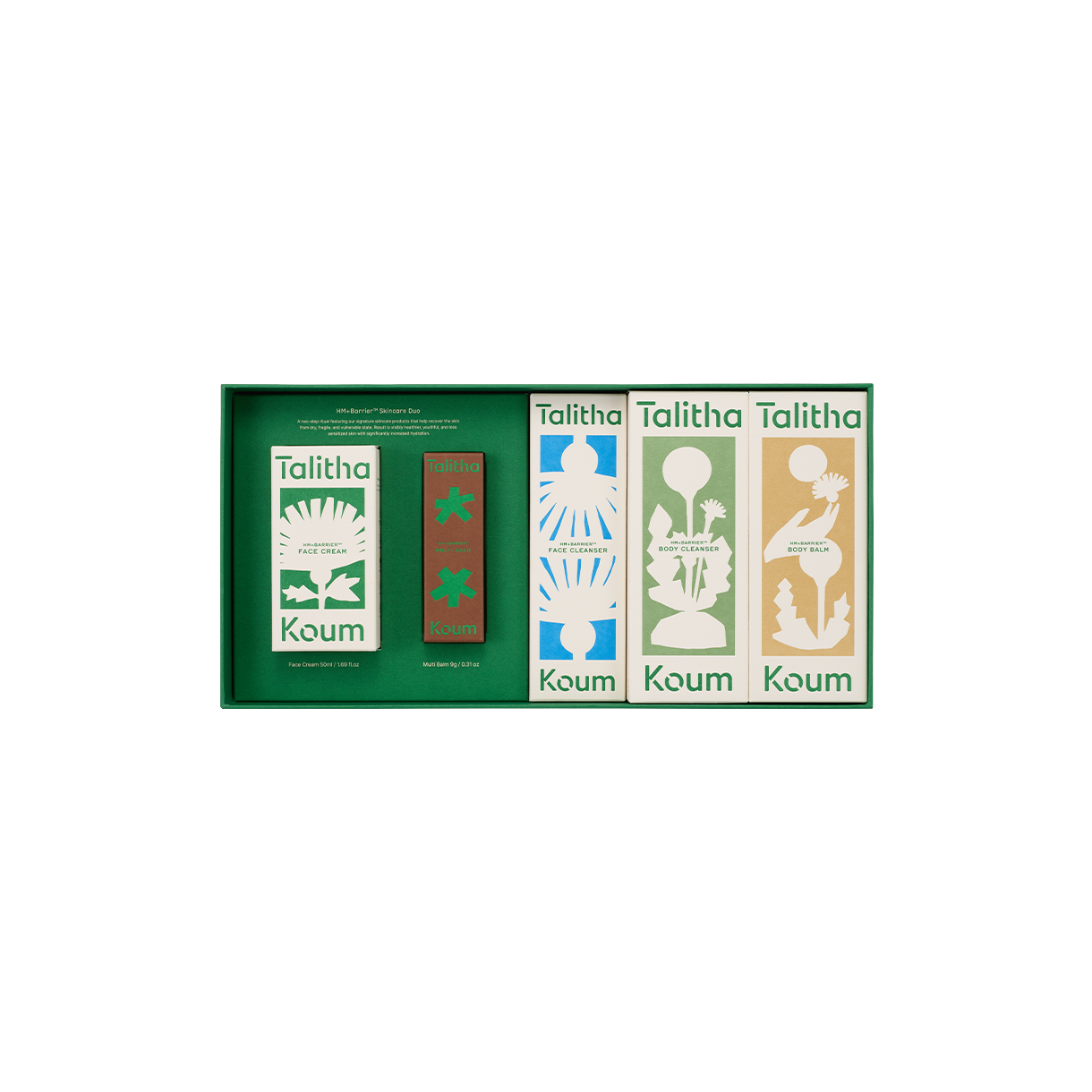 탈리다쿰 에이치엠베리어 풀 케어 세트 300ml+300ml+150ml+50ml+9g(TALITHA KOUM HM+Barrier™ Full Care Set 300ml+300ml+150ml+50ml+9g)