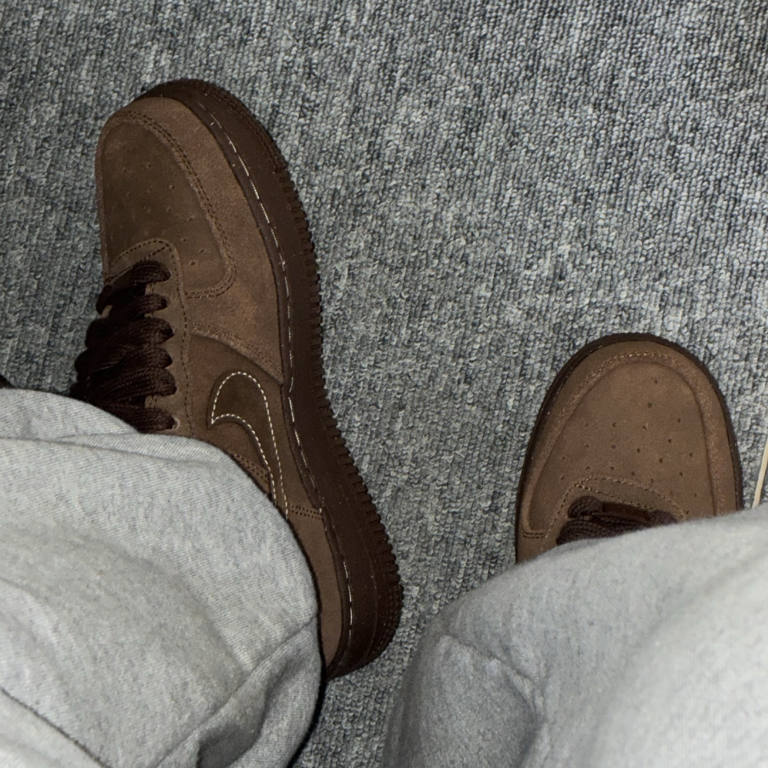 (W) Nike Air Force 1 '07 Cacao Wow 착용 스타일 - 2