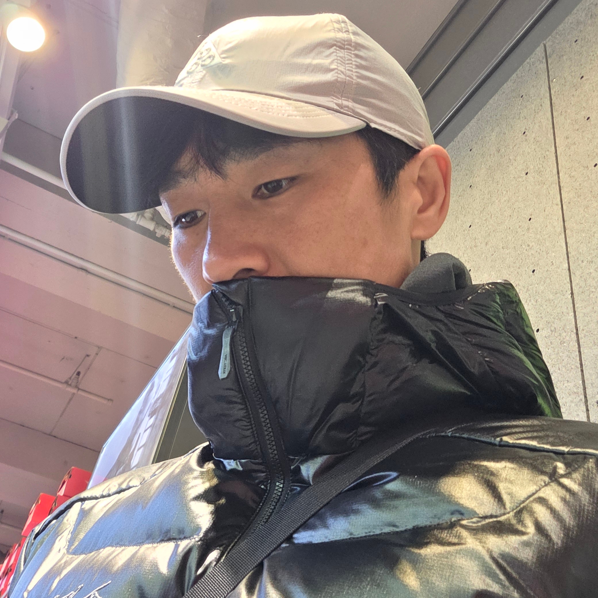 Nike ACG Dri-Fit Club Trail Cap College Grey 착용 스타일
