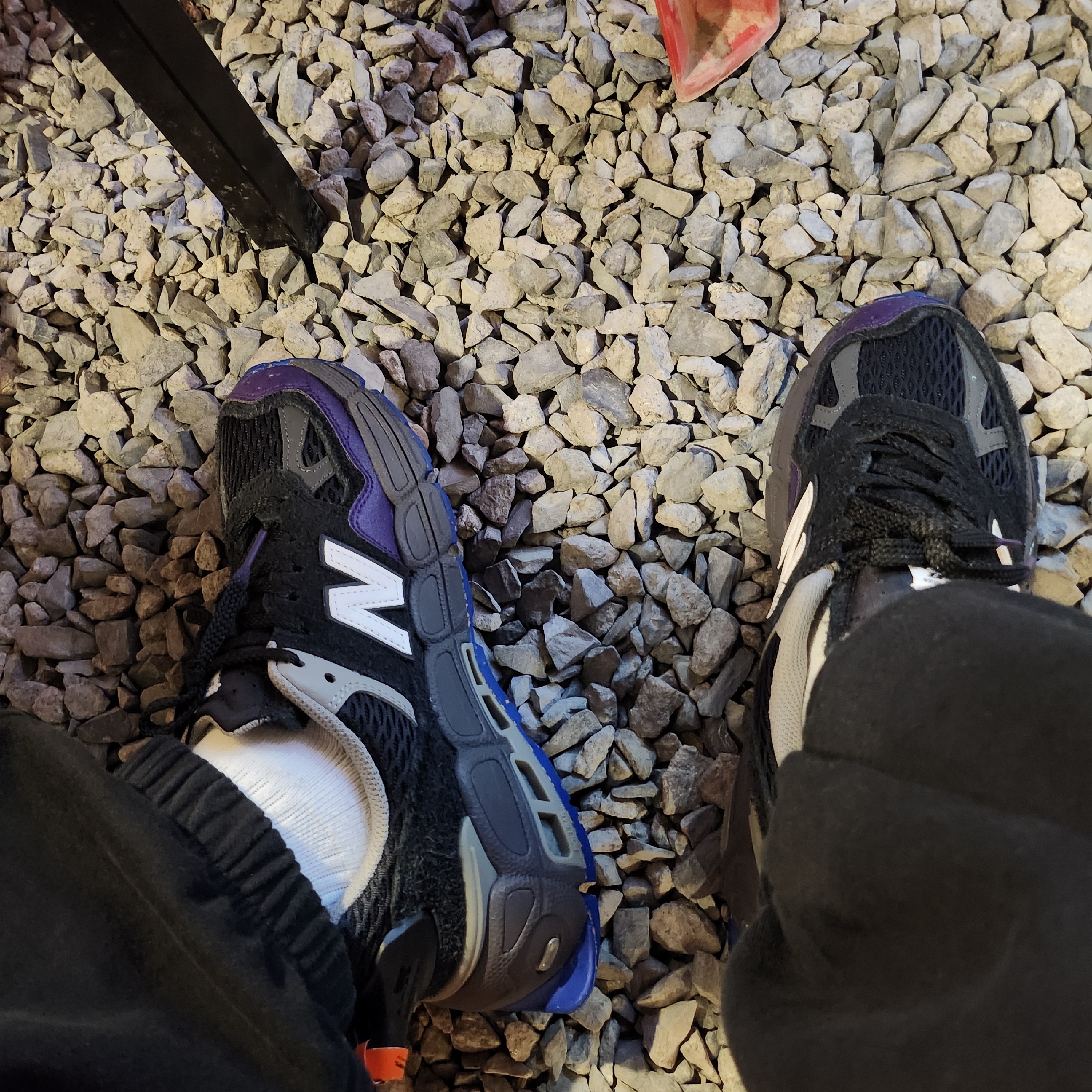 New Balance x Salehe Bembury 574 Yurt Black 착용 스타일