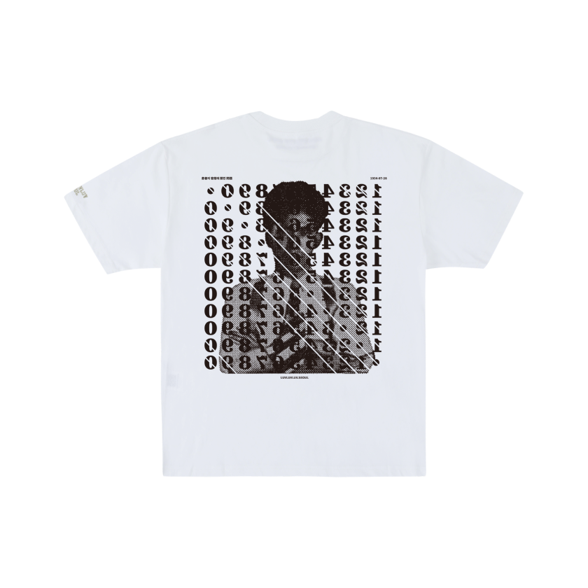 LUVLUVLUV SV 3F 반팔 탑 008 사이퍼 화이트(LUVLUVLUV SV 3F Short Sleeve Top 008 Cipher White)