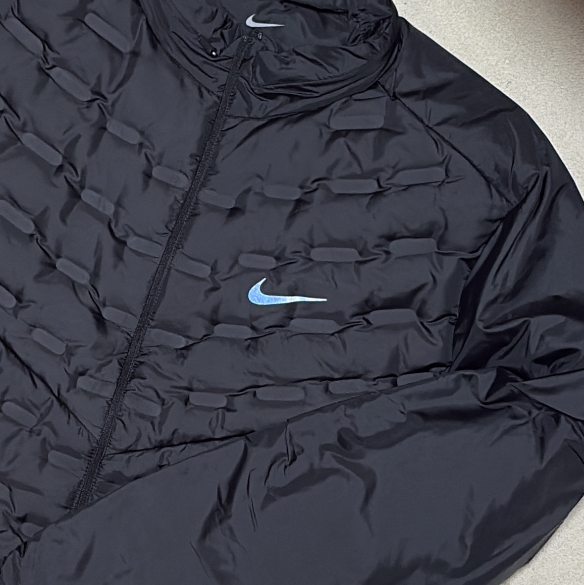 Nike Therma-Fit ADV Aeroloft Repel Down Running Jacket Black - Asia 착용 스타일