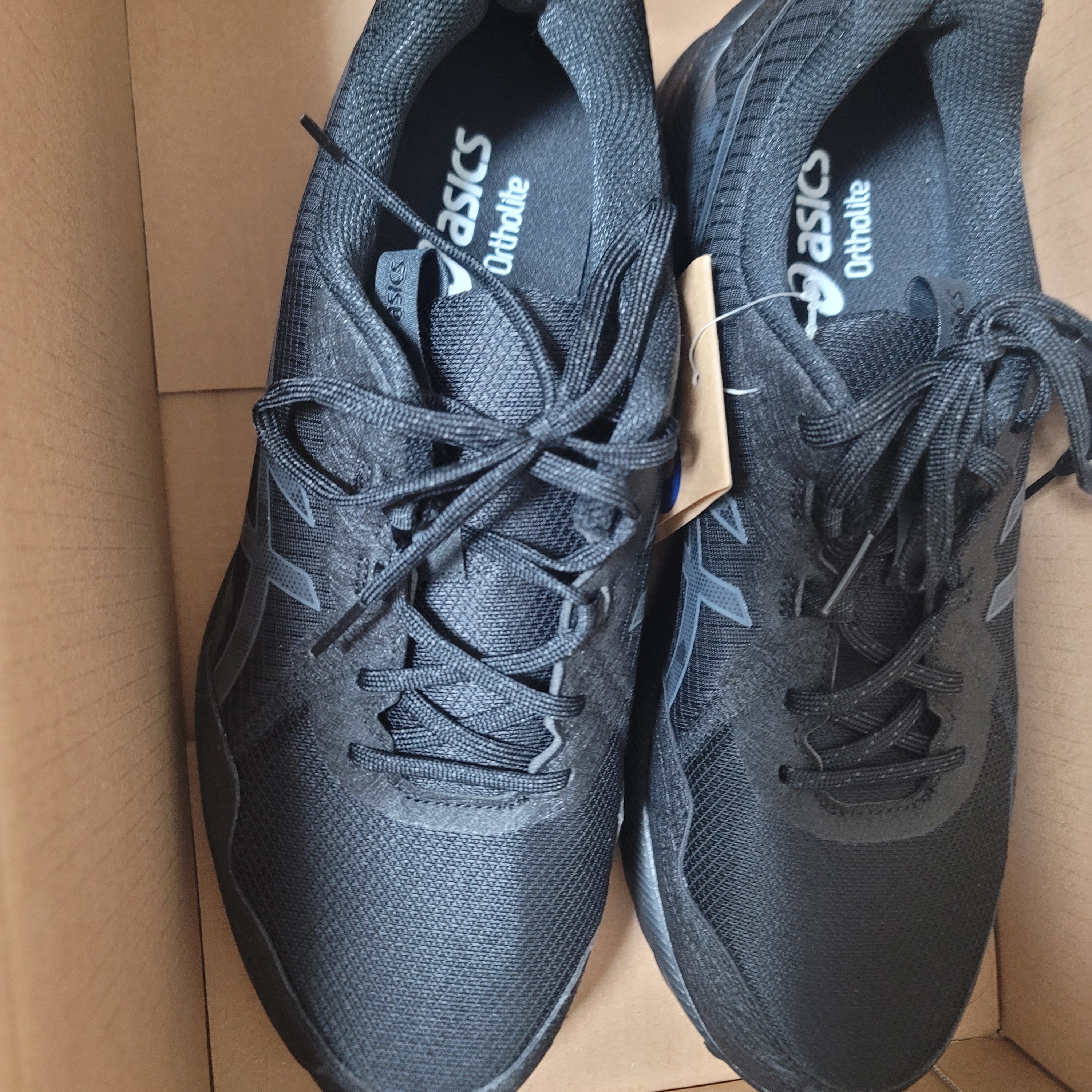 Asics Gel-Venture 10 Black Graphite Grey - 4E Extra Wide 착용 스타일
