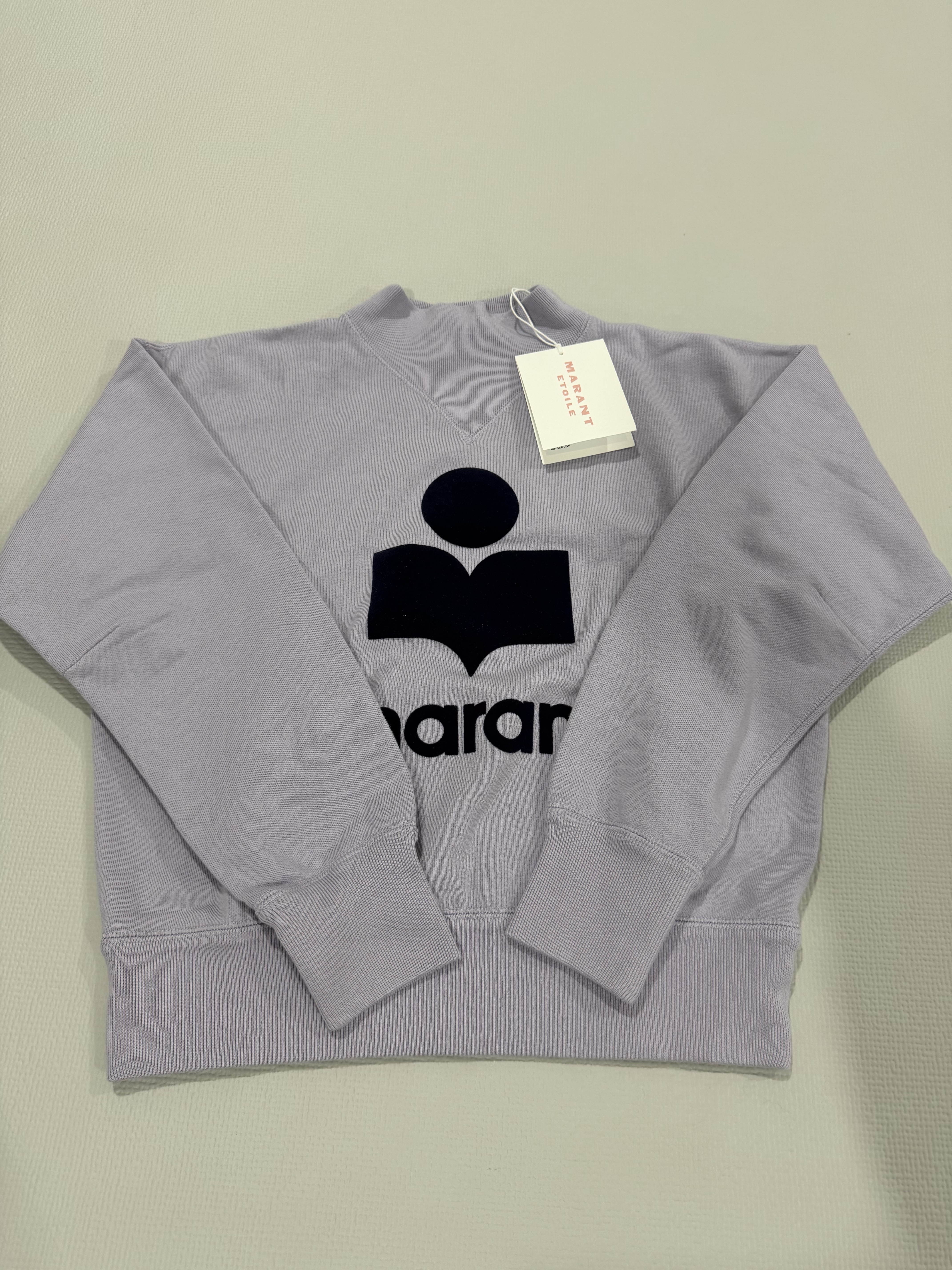 (W) Isabel Marant Moby Sweatshirt Purple 착용 스타일