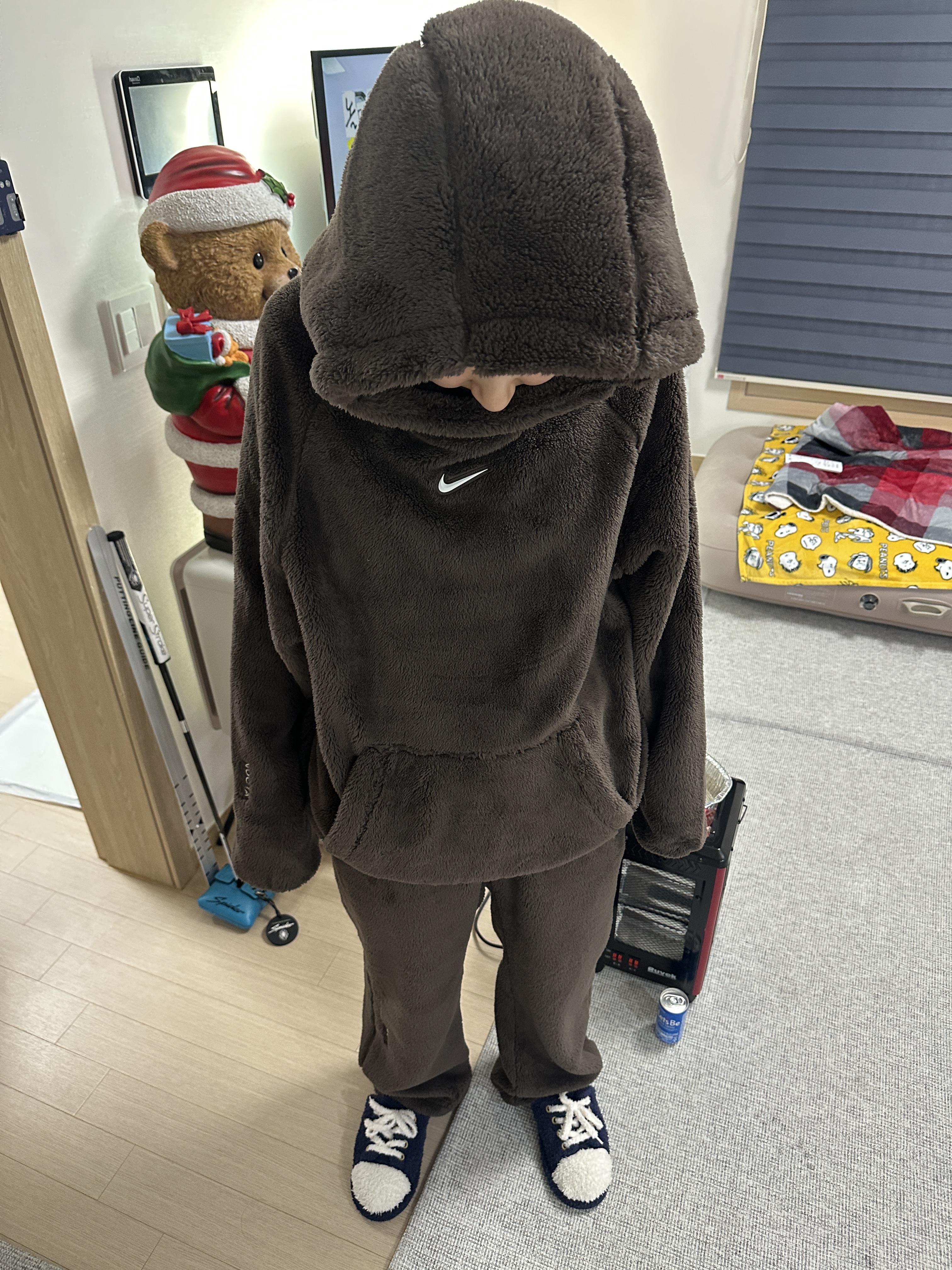 Nike x Drake Nocta CS Pants Baroque Brown Summit White - Asia 착용 스타일