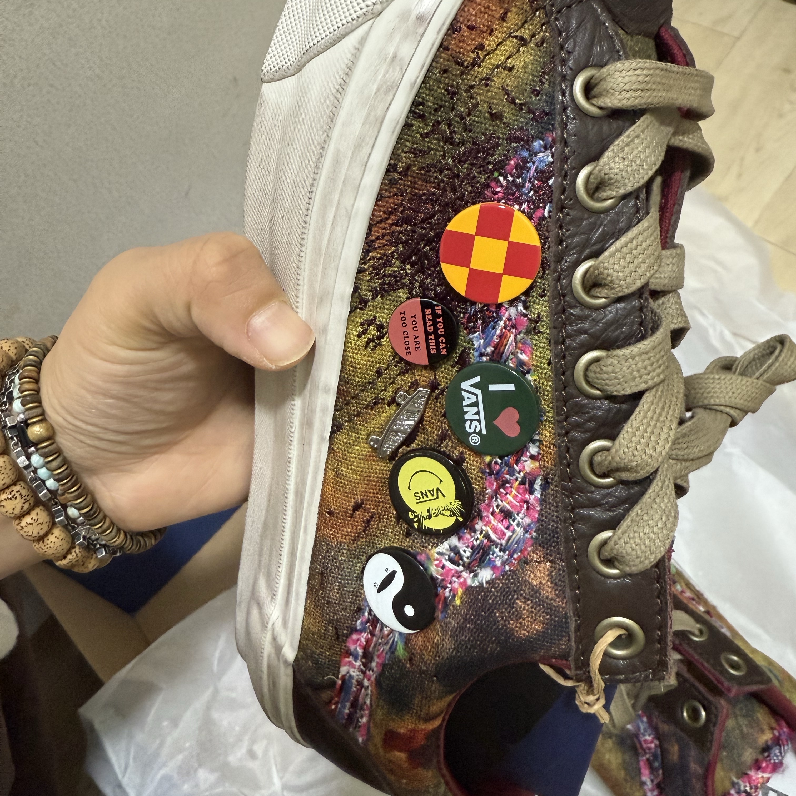 Vans Premium Old Skool 36 LX Souvenir Warm Brown 착용 스타일 - 3