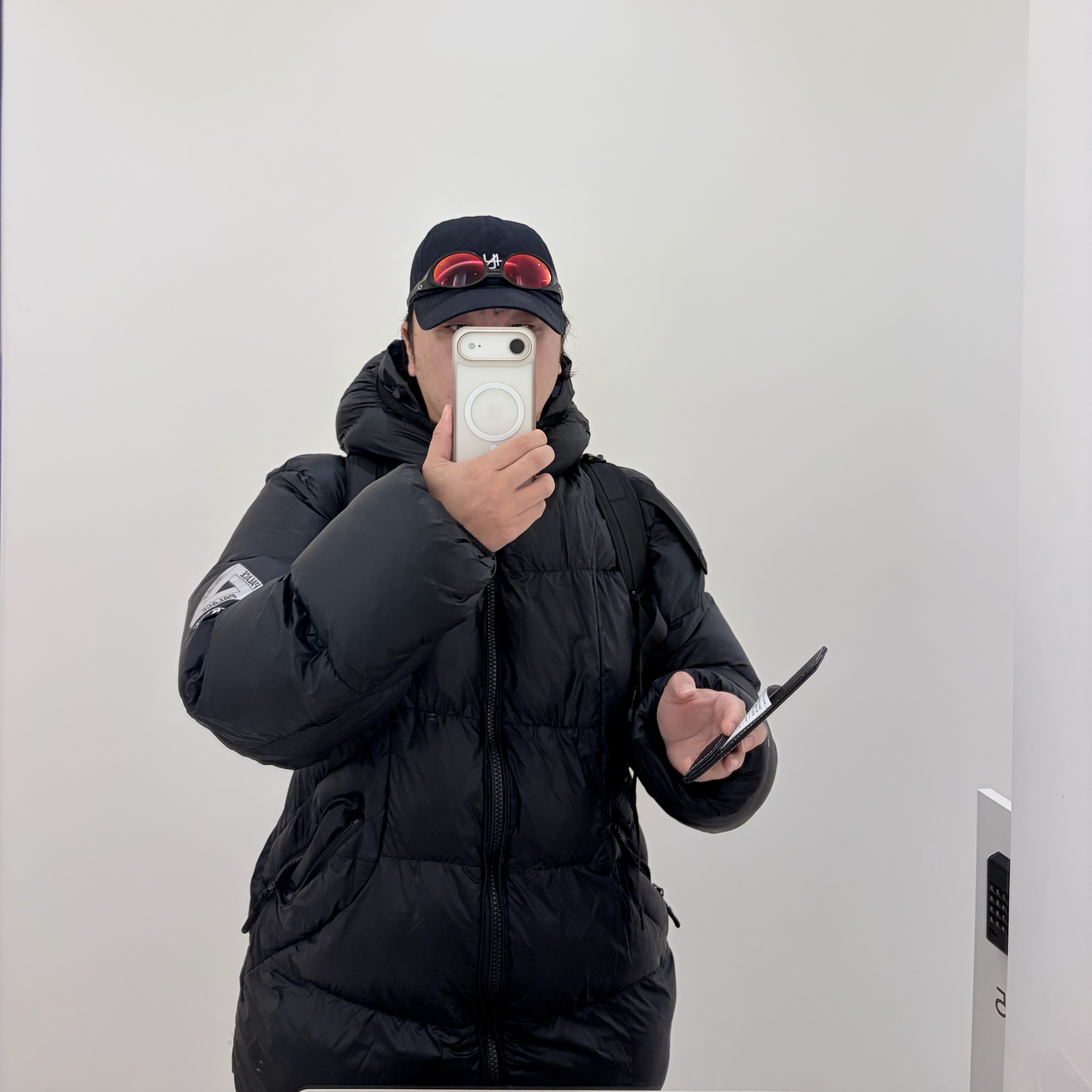 Oakley Eye Jacket Redux Matte Black Frame Prizm Grey Lenses High Bridge Fit, Satisfy x Our Legacy Work Shop Auralite T-Shirt Black 착용 스타일 - 2