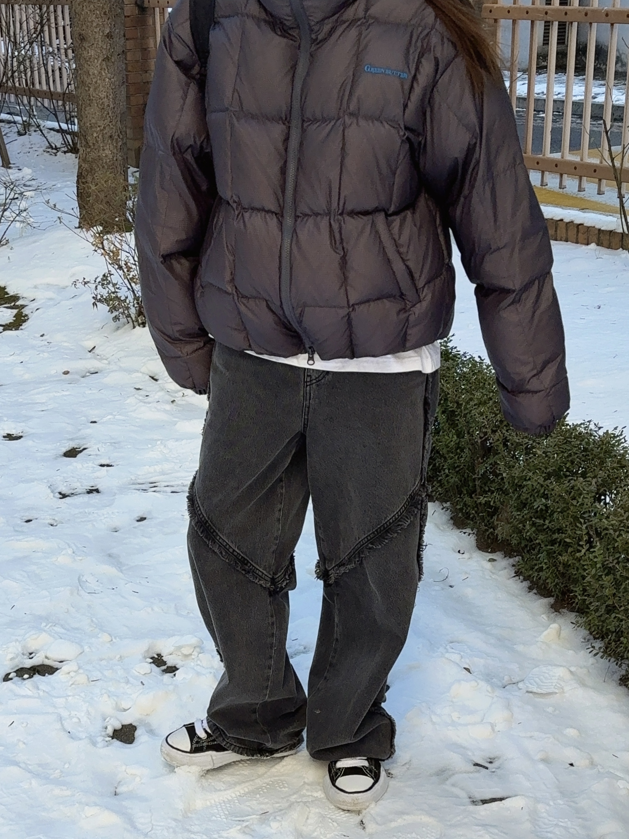 Maison Mihara Yasuhiro Peterson OG Sole Canvas Low Sneakers Black, Arc'teryx Heliad 15 Backpack Black 착용 스타일 - 1